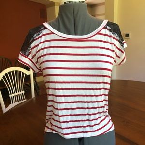 Black Lace Shoulders